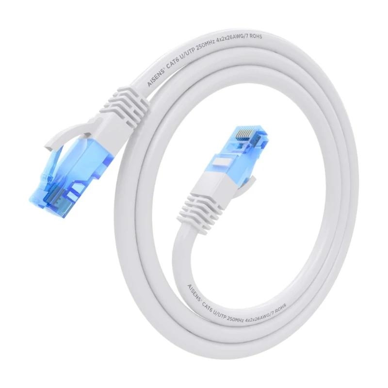 Aisens Cable RJ45 CAT.6 UTP AWG26 CCA Blanco 0.5