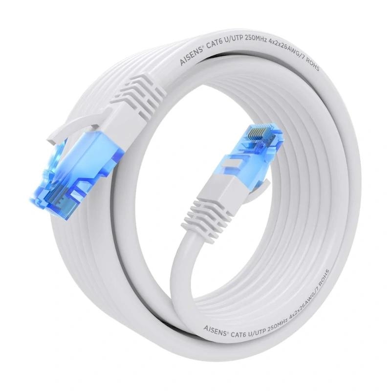 Aisens Cable  RJ45 CAT.6 UTP AWG26 CCA Blanco 4.0