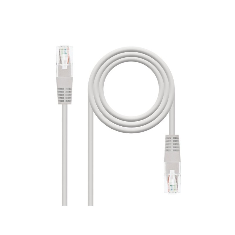 CABLE DE RED LATIGUILLO RJ45 CAT6 UTP 30 M GRIS NANOCABLE