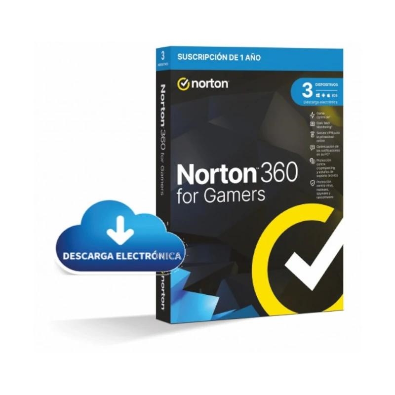 NORTON 360 FOR GAMERS 50GB ES 1U 3L/1A ESD