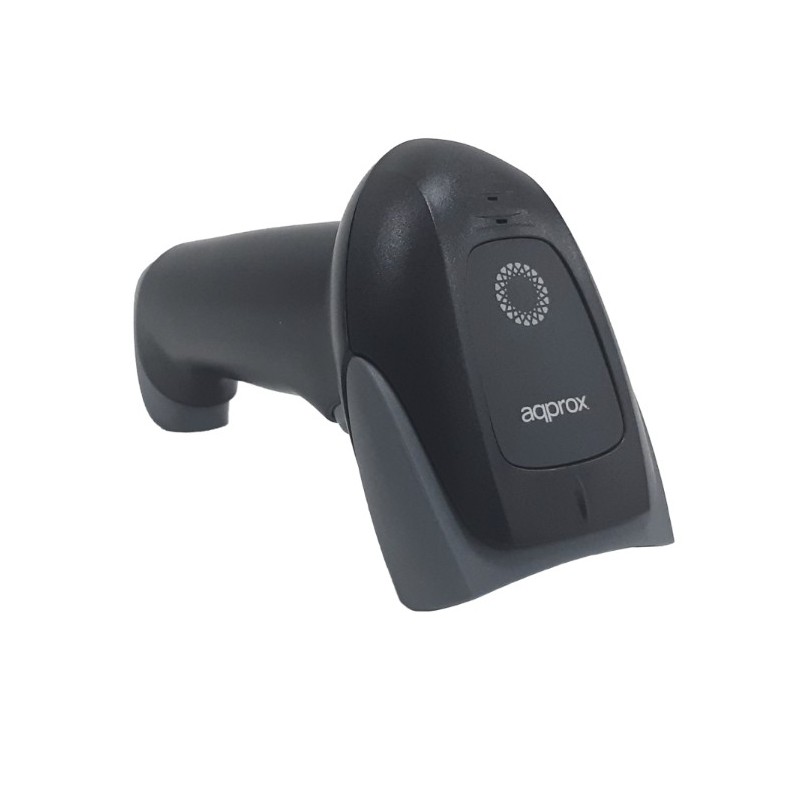 LECTOR CODIGO BARRAS LASER INALAMBRICO 2D APPLS22WS NEGRO APPROX