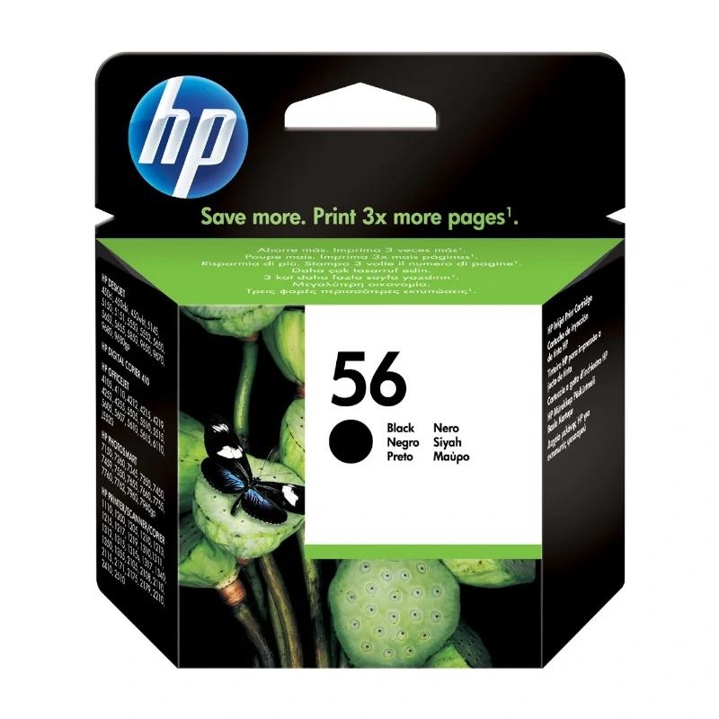 HP Cartucho C6656A Negro