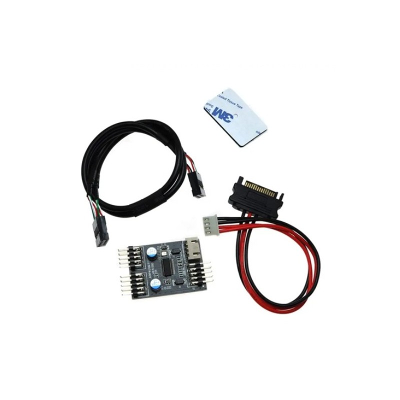 ADAPTADOR USB 9 PIN A 1 O 2 USB 2.0 30 CM TOOQ