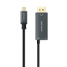 CABLE USB-C/M A DISPLAYPORT/M 8K + USB-C/H 1.8 M NANOCABLE