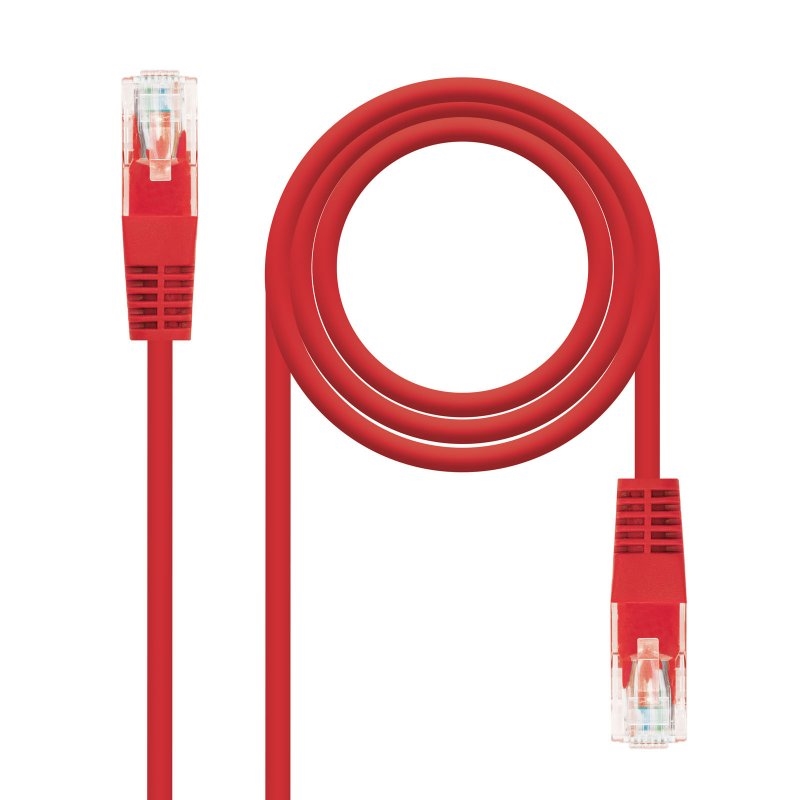 Nanocable Latiguillo  RJ45 CAT.6 UTP Rojo, 3.0 M