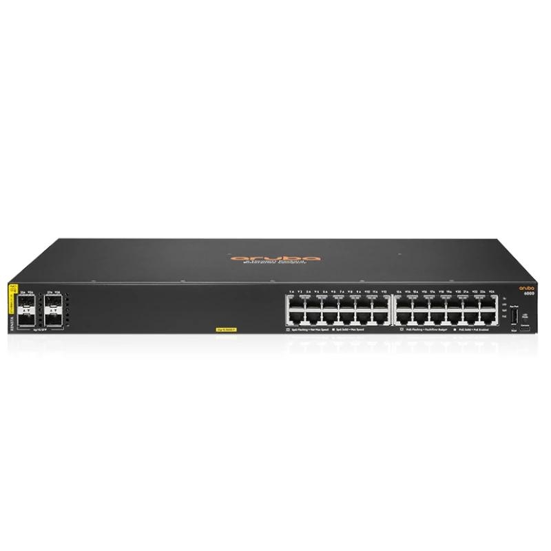 HPE NW CX6000 Switch 24xGb 4xSFP PoE 370W
