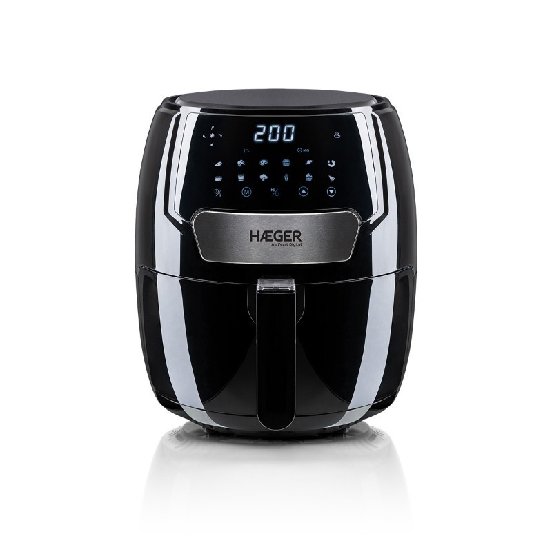 FREIDORA INTELIGENTE AIR FEAST DIGITAL 4.2L NEGRO HAEGER