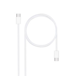 CABLE USB-C A USB-C 2M BLANCO NANOCABLE
