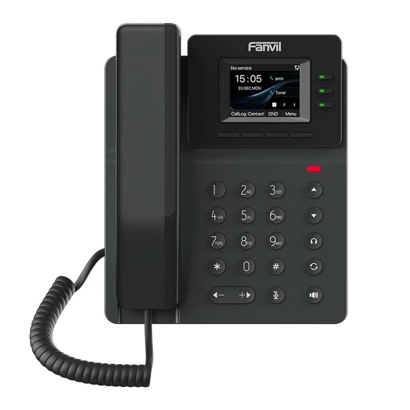 Fanvil V60P Telefono IP 2.4" Color PoE 4 líneas