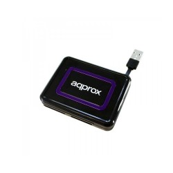 LECTOR TARJETAS EXTERNO+ DNIe+SIM NEGRO APPROX