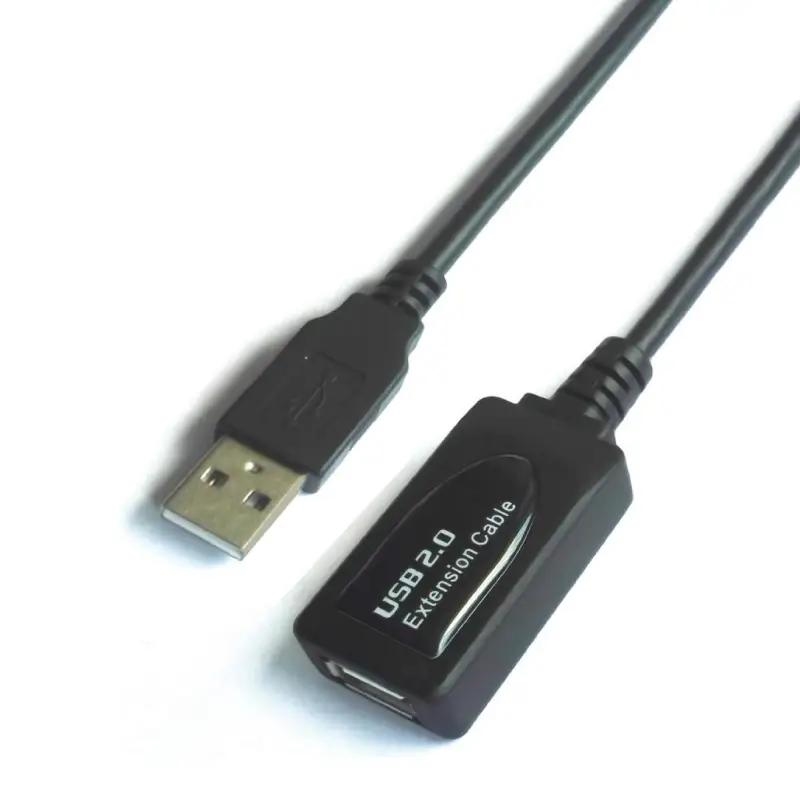 Aisens Cable USB 2.0 ProlongadorA/M-A/H, Negro, 5m