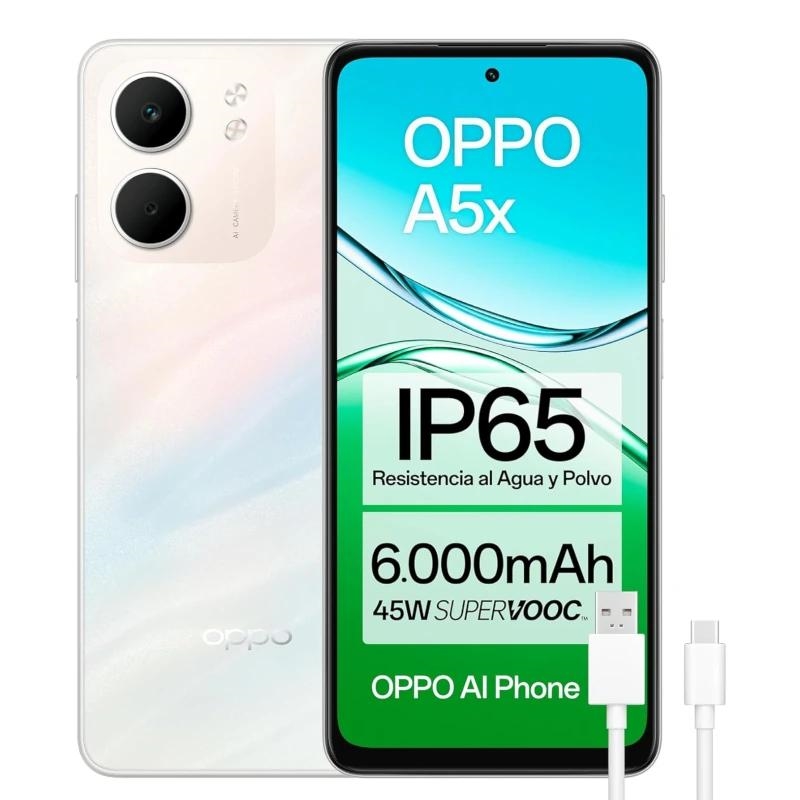 OPPO A5X 6.67" HD+ 4Gb 128Gb Laser White