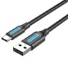 CABLE USB-A A USB-C 2 M GRIS VENTION