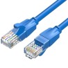 CABLE DE RED LATIGUILLO RJ45 UTP CAT6 AWG26 2 M AZUL VENTION