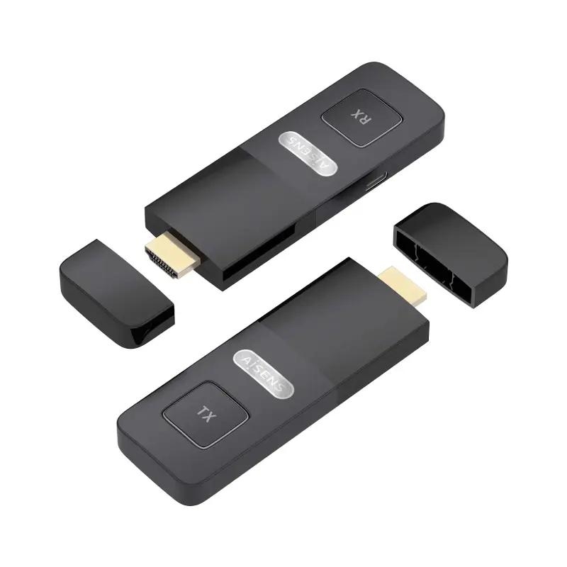 Aisens Adaptador HDMI Inalám 1080P 30 metros Negro