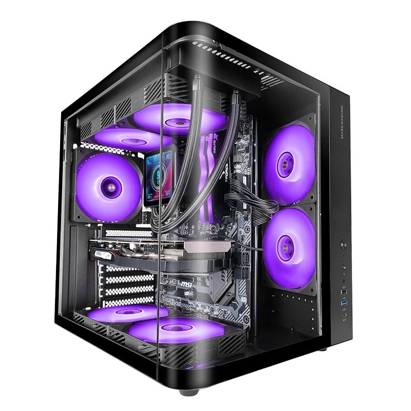 MARS GAMING Semitorre ATX MCCURV negra