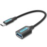 ADAPTADOR USB-C/M 3.1 A USB-A/H NEGRO VENTION