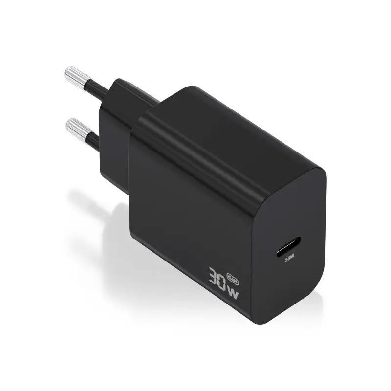 Aisens Cargador Gan 30W 1xUSB-C PD3.0 Negro
