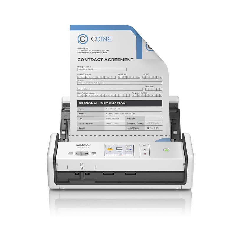 BROTHER ESCANER ADS-1800W BLANCO