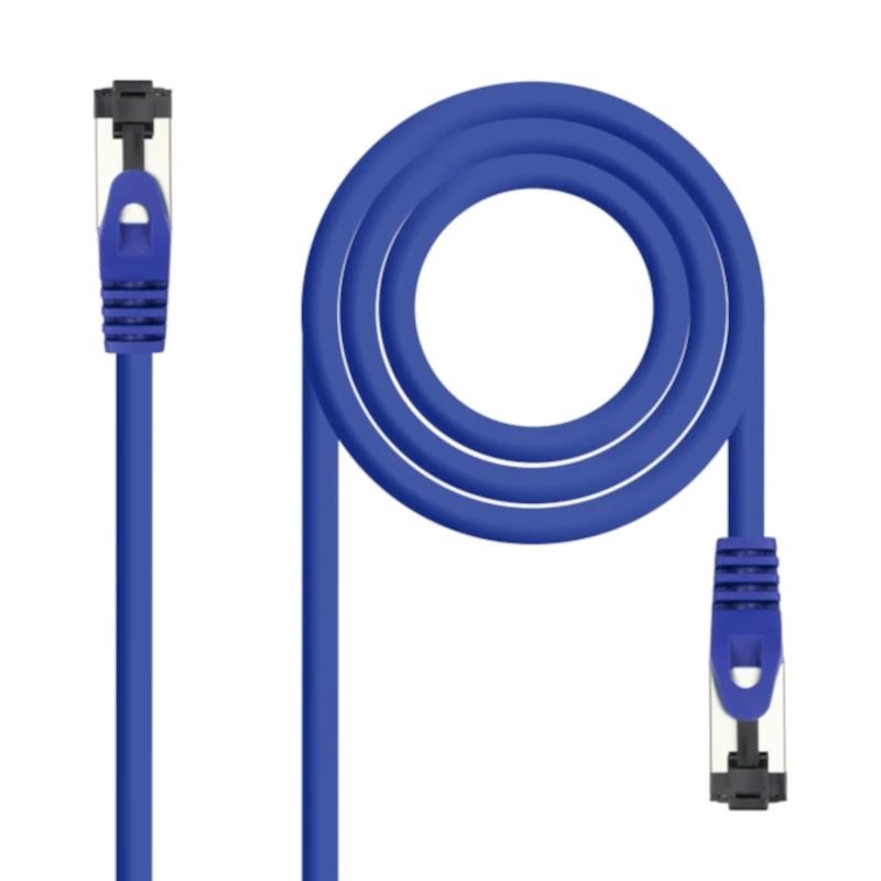 Nanocable Cable red Cat. 8.1 2GHZ SSTP Azul 0,25m