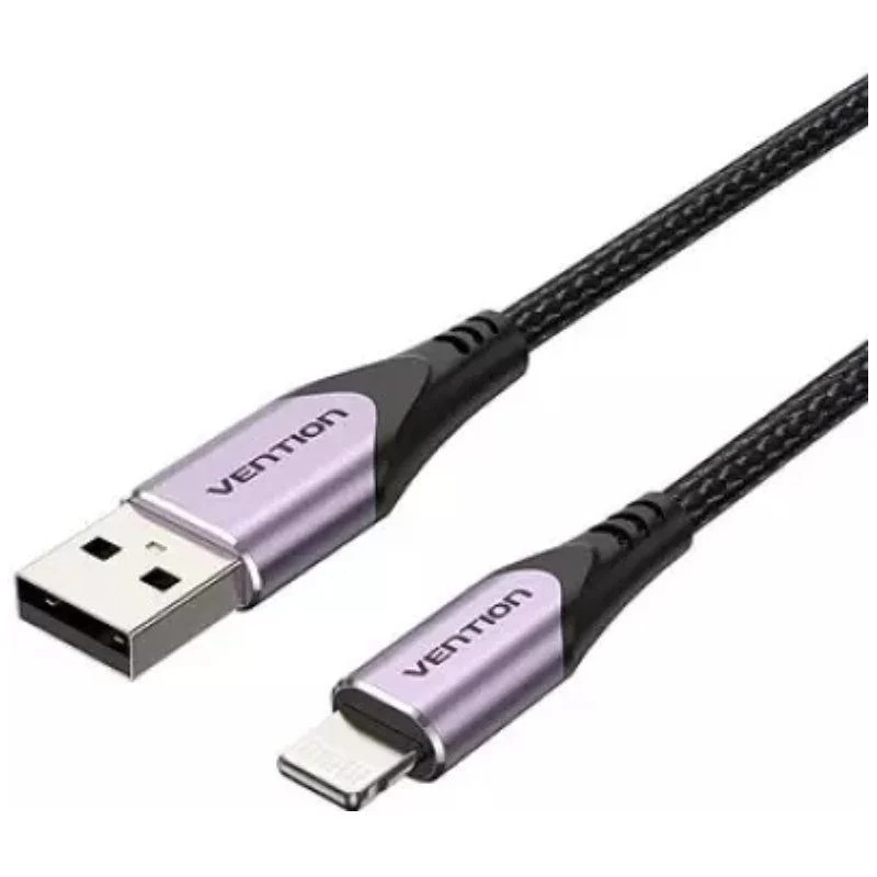 CABLE 2.0 USB A LIGHTNING 1 M MORADO VENTION