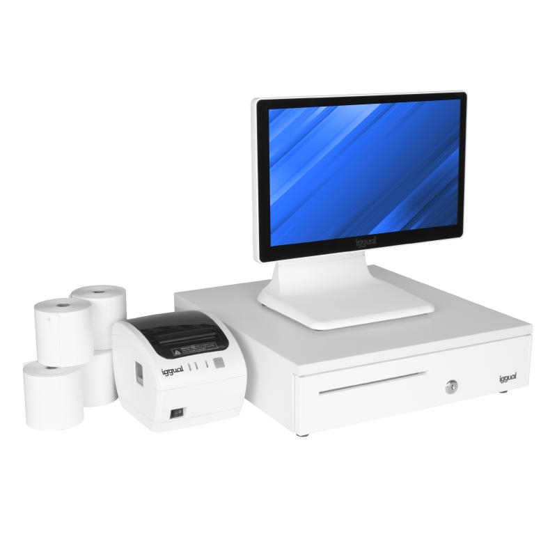 Pack completo TPV blanco 15,6" J4125 30PW EASY80W