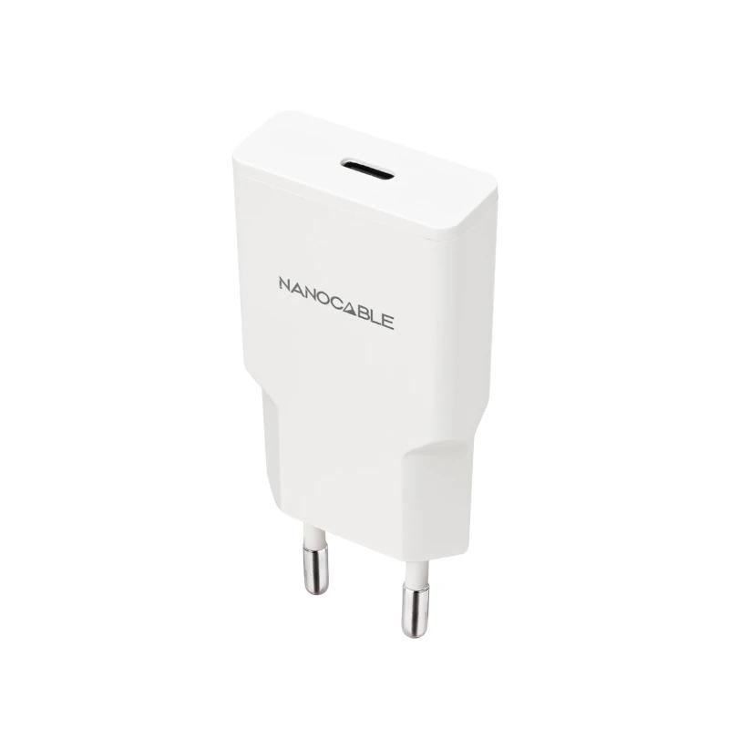 Nanocable Cargador USB-C/PD 30W   Blanco
