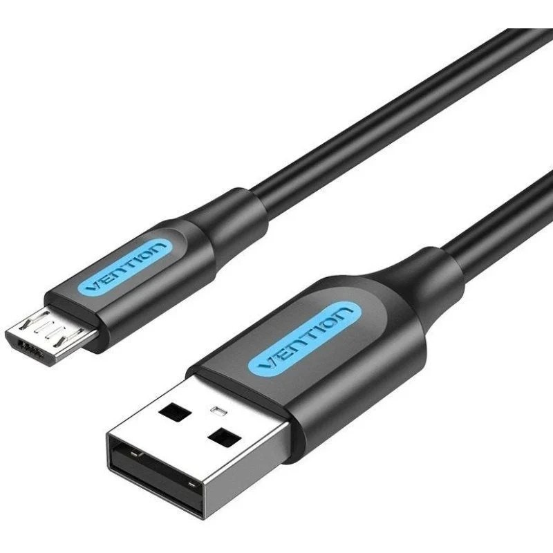 CABLE USB 2.0 A MICRO USB 2 M NEGRO VENTION