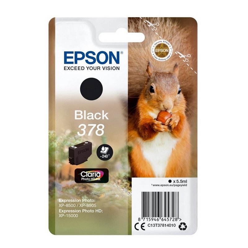 Epson Cartucho 378 Negro