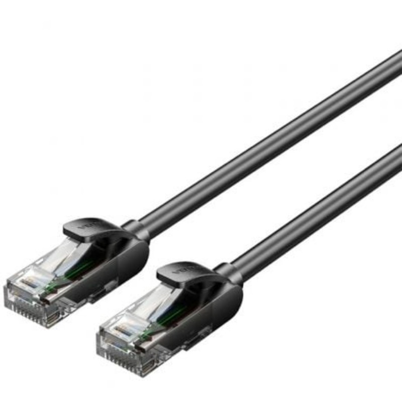 CABLE DE RED LATIGUILLO RJ45 CAT.5E UTP AWG26 5 M NEGRO VENTION