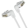 CABLE DE RED LATIGUILLO ACODADO RJ45 UTP CAT6A AWG32 1.5 M BLANCO VENTION