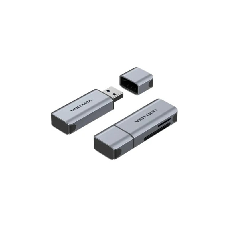 LECTOR TARJETAS EXTERNO USB 3.0 NEGRO VENTION