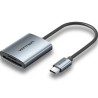 LECTOR TARJETAS EXTERNO USB-C 3.0 NEGRO VENTION