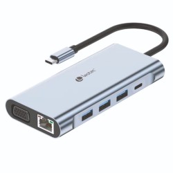 DOCKING STATION 11 PUERTOS USB-C LEOTEC