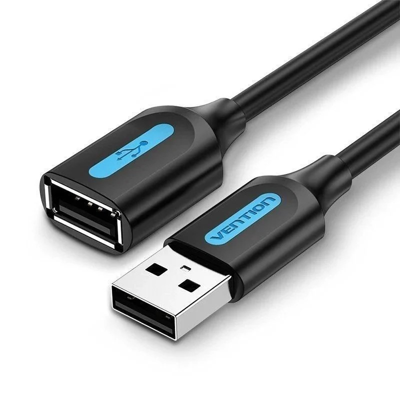 CABLE ALARGADOR USB 2.0 M/H 1.5 M NEGRO VENTION