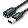CABLE ALARGADOR USB 2.0 M/H 1.5 M NEGRO VENTION