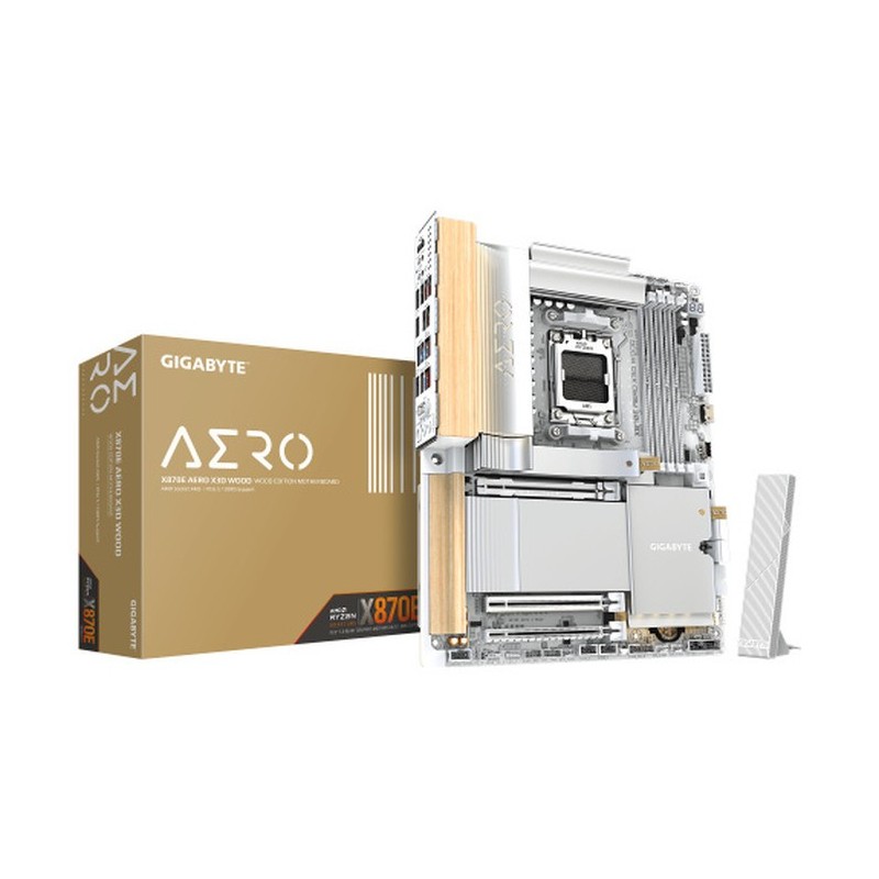 PLACA BASE X870E AERO X3D WOOD GIGABYTE