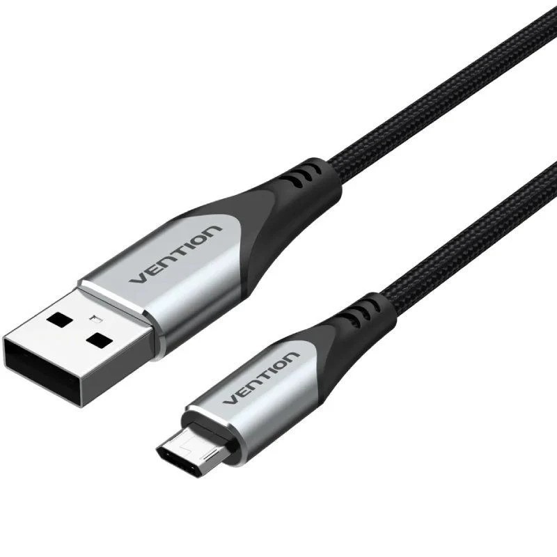 CABLE USB 2.0 A MICRO USB 2 M GRIS VENTION