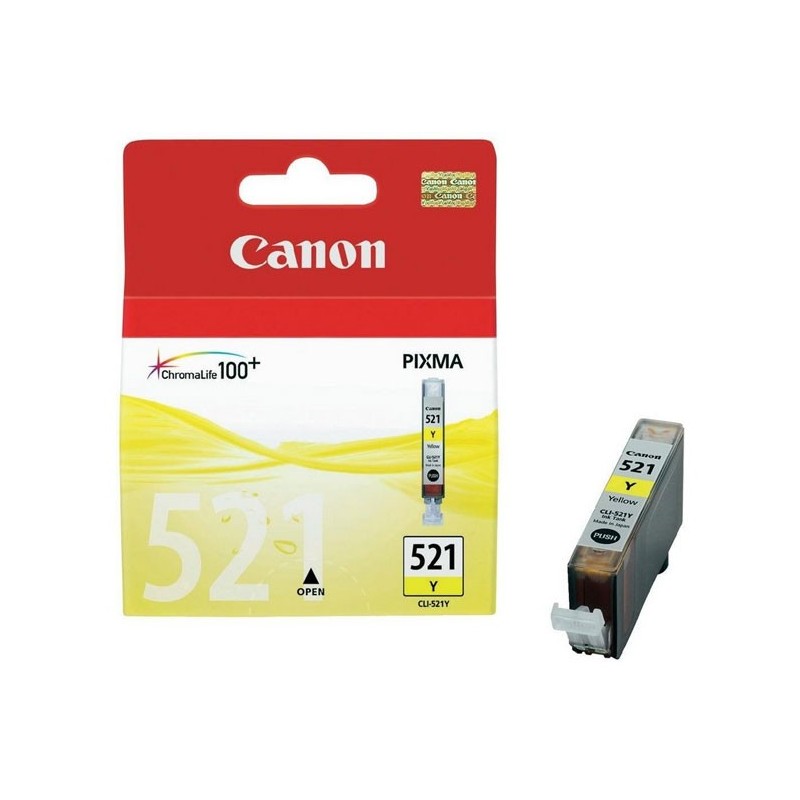CARTUCHO TINTA AMARILLO CANON CLI521Y