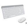 TECLADO + RATON WIRELESS MK470 SLIM BLANCO LOGITECH