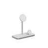 SOPORTE BASE DE CARGA INALAMBRICO 3en1 MAGSAFE PLATA LINQ