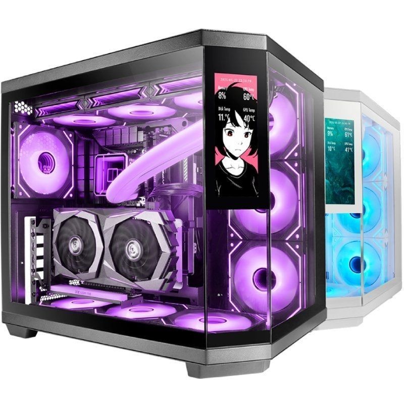 CAJA MICROATX MC3T CORELCD NEGRO MARS GAMING