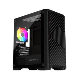 CAJA MICROATX XC-220 GLASS ARGB KEEPOUT