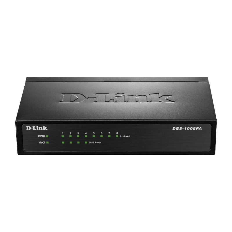 D-LINK SWITCH 8 PUERTOS 10/100 (4 PoE)