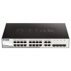 D-LINK SWITCH 20 PUERTOS 10/100/1Gbit w/4 Combo 1000BaseT/SFP