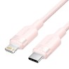 CABLE 2.0 USB-C A LIGHTNING 1 M ROSA VENTION