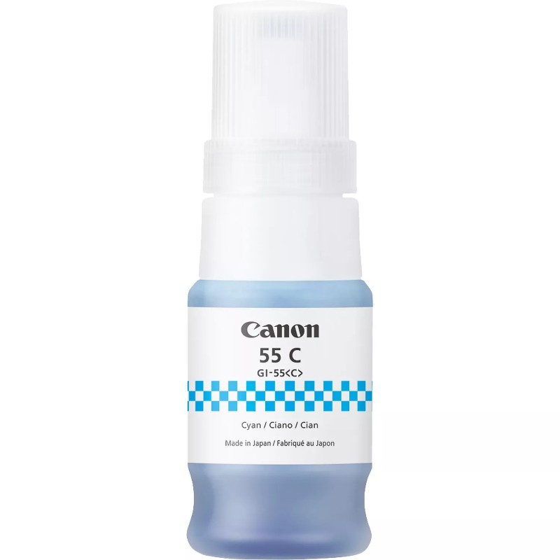 CARTUCHO BOTELLA TINTA CIAN GI-55 CANON
