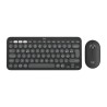 TECLADO + RATON WIRELESS MULTIDISPOSITIVO PEBBLE 2 NEGRO LOGITECH