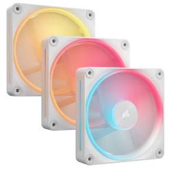 VENTILADOR AUXILIAR LX120-R ICUE LINK RGB 120MM WHITE TRIPLE PACK CORSAIR