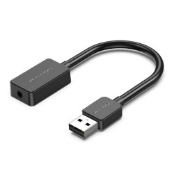 TARJETA SONIDO USB/M A JACK 3.5/H NEGRO VENTION